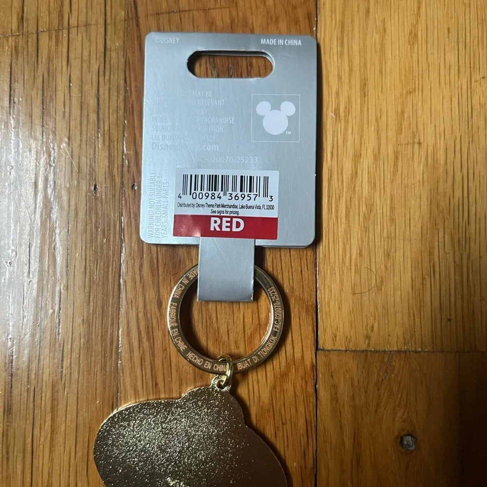 Disney #1 Pet Sitter Keychain - White & Gold
